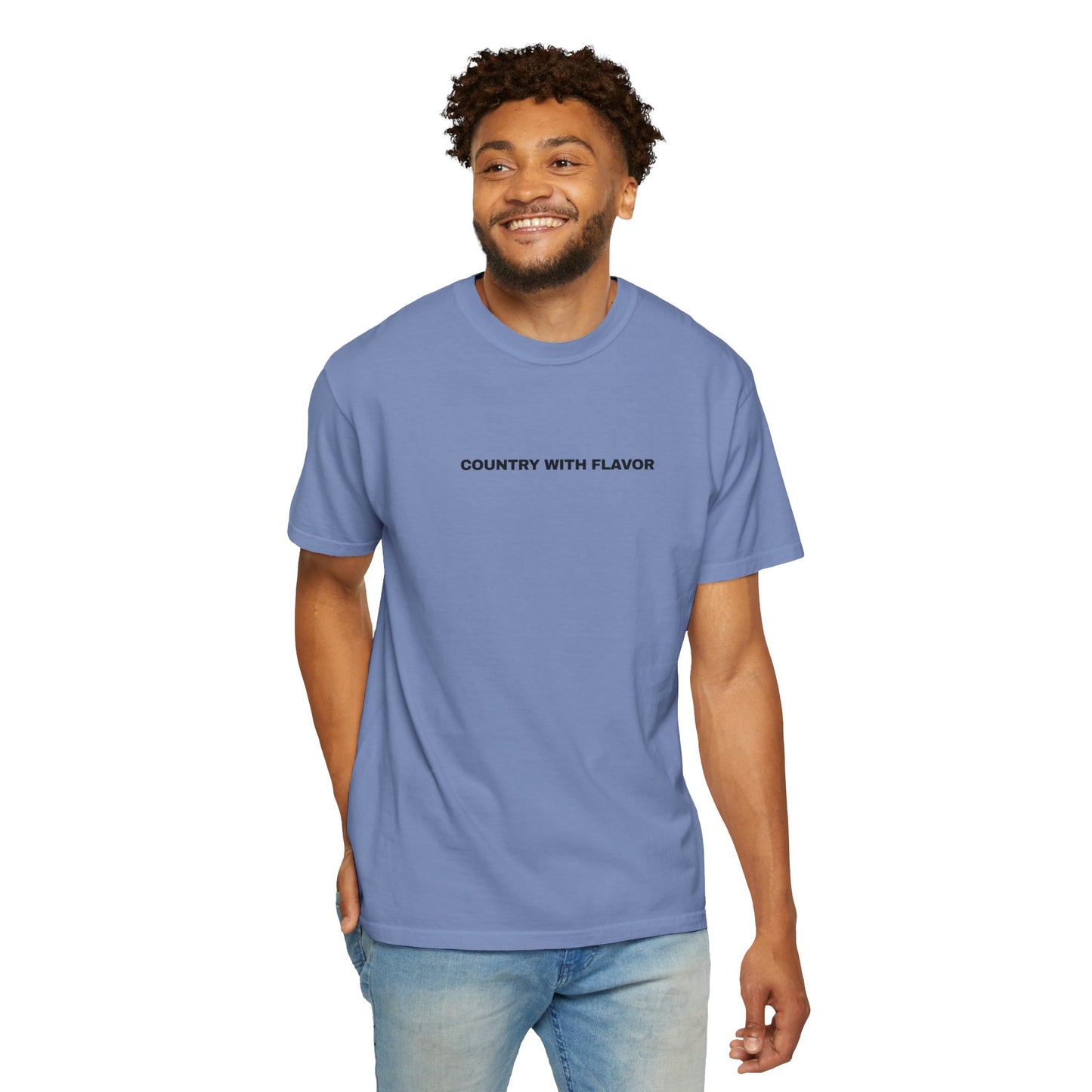 'Country With Flavor' Casual Tee for Everyday Wear