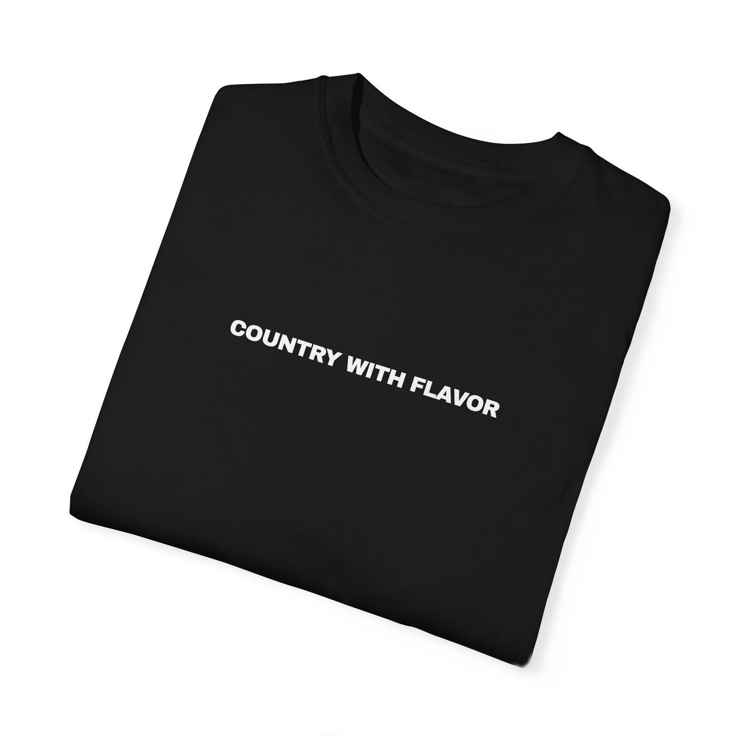 'Country With Flavor' Casual Tee for Everyday Wear