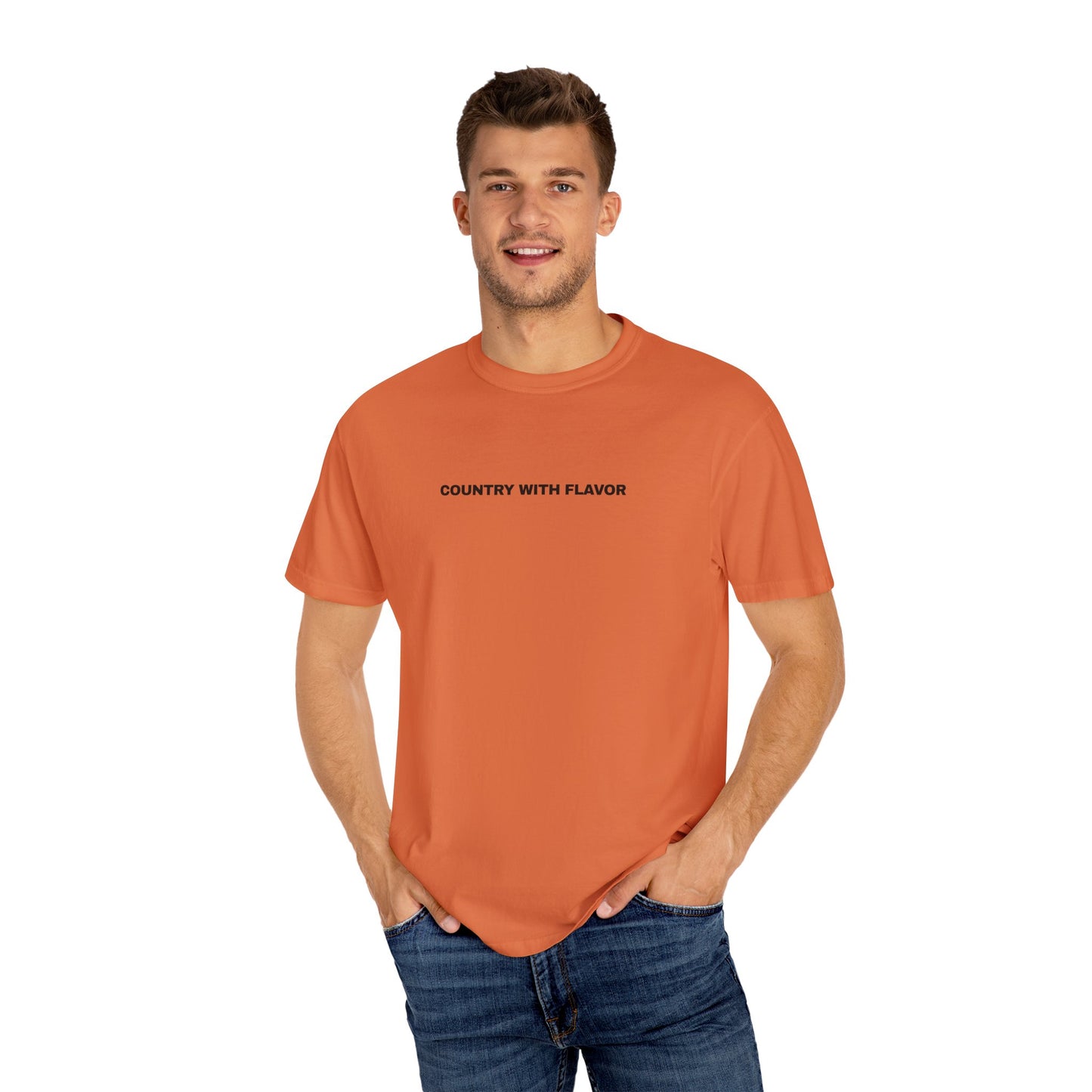 'Country With Flavor' Casual Tee for Everyday Wear