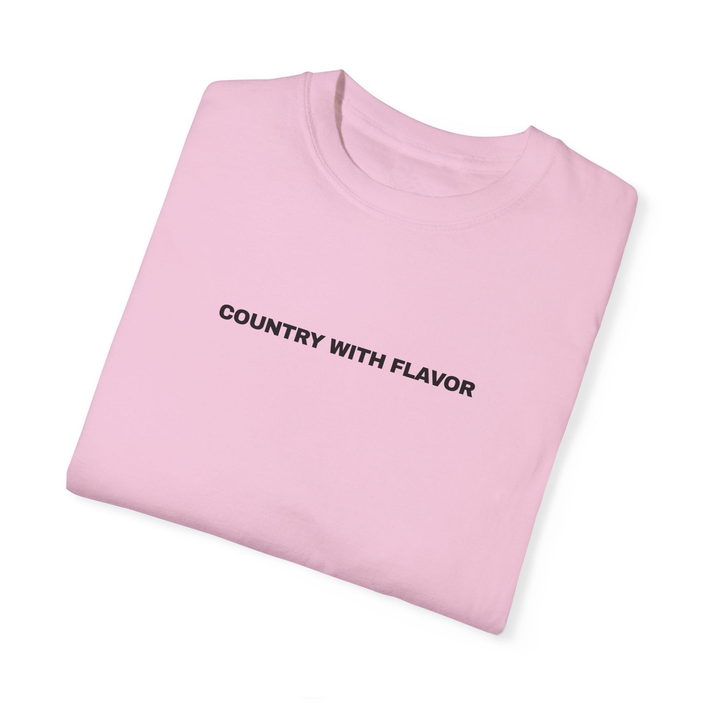 'Country With Flavor' Casual Tee for Everyday Wear