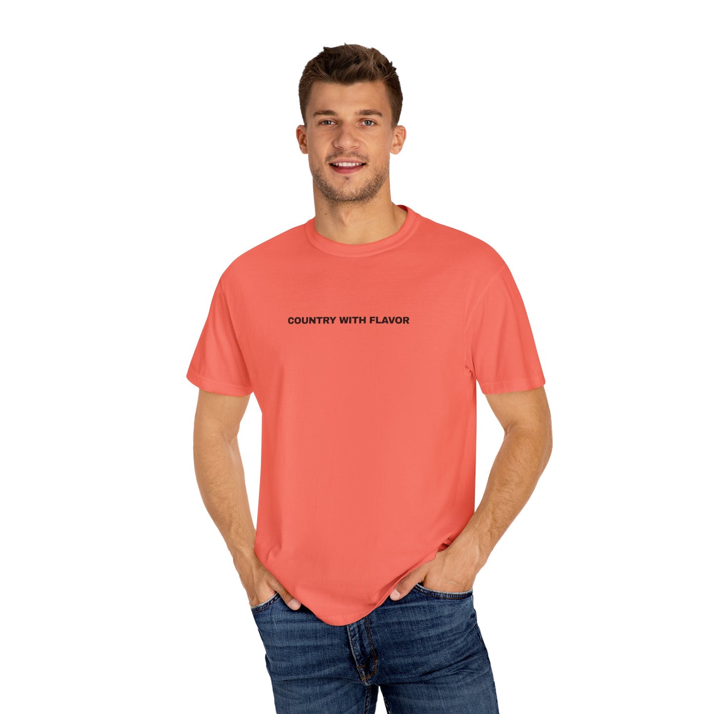 'Country With Flavor' Casual Tee for Everyday Wear