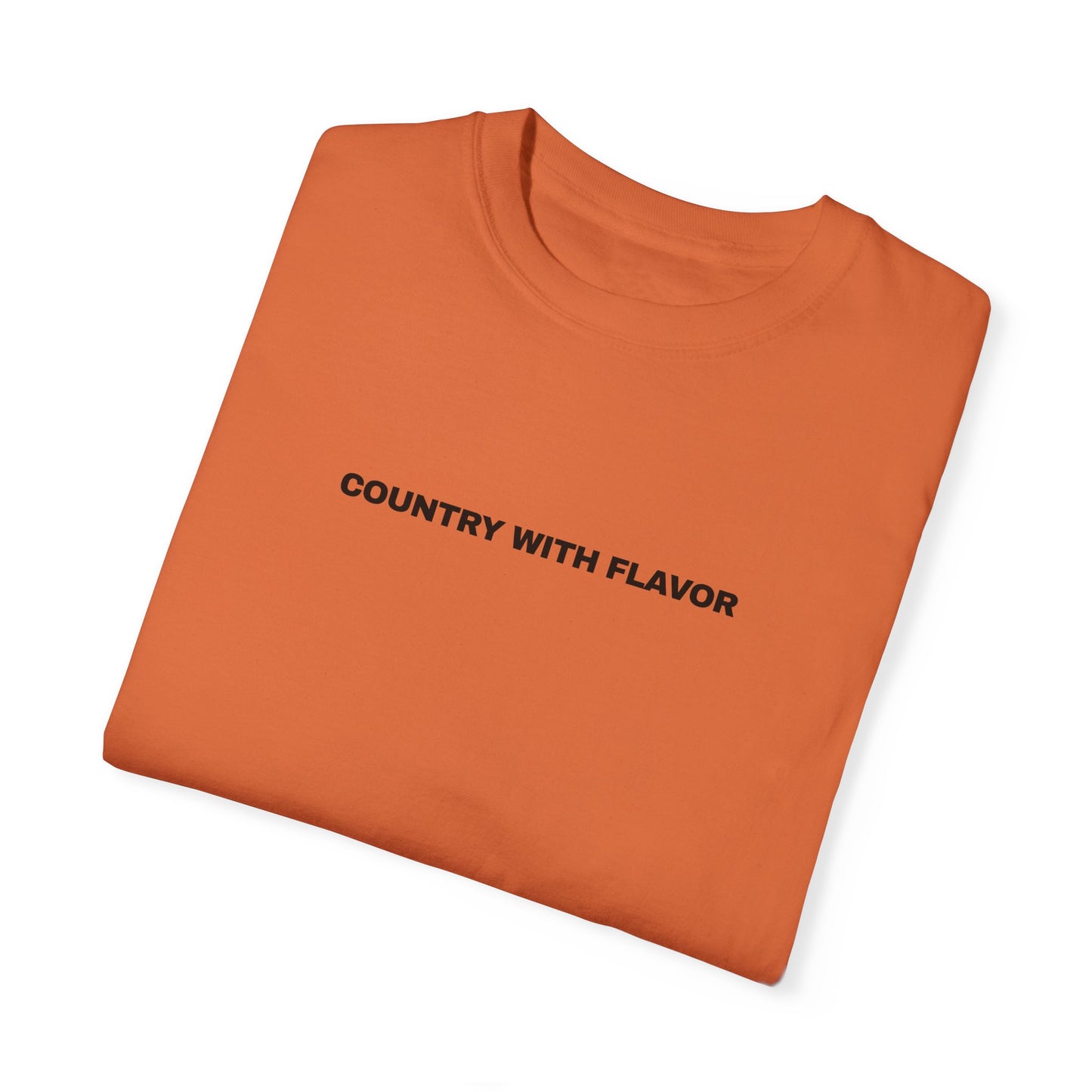 'Country With Flavor' Casual Tee for Everyday Wear