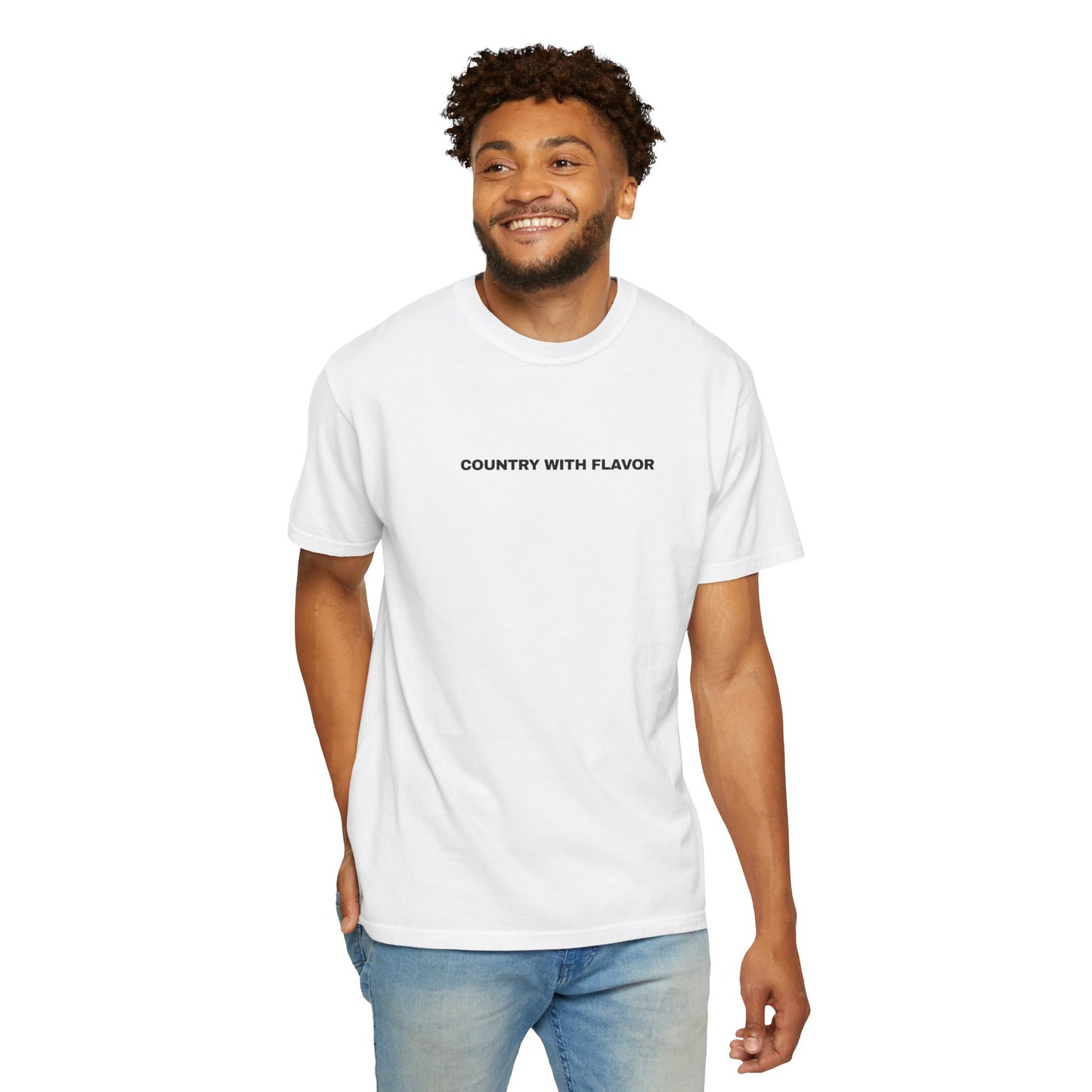 'Country With Flavor' Casual Tee for Everyday Wear