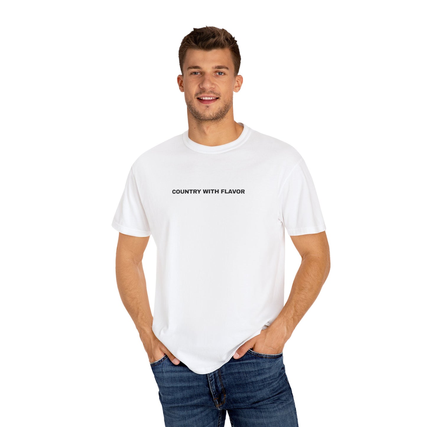 'Country With Flavor' Casual Tee for Everyday Wear